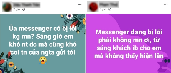 2 Nguoi Dung Viet Keu Troi Vi Ung Dung Nhan Tin Facebook Messenger Gap Loi