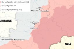 Ukraine nói Nga đang cố phá phòng tuyến để tiến về Chasov Yar